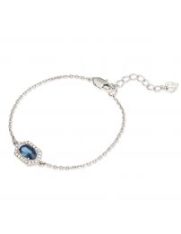 Grossé Bracelet - Jelly Beans - Silver Coloured - Crystal - Blue - Platinum...