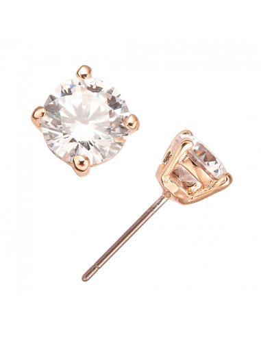 Grossé Earrings - Aristocratic - Gold Coloured - Zirconia - Gold Plated - Ø 6 mm - GJ63208 