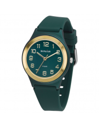 Sinar Watch - Analogue - Forrest Green / Gold - 36mm - Adjustable Strap...