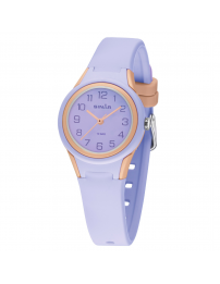 Sinar Watch - Analogue - Lilac / Apricot - 29mm - 10 Bar - Soft Adjustable...