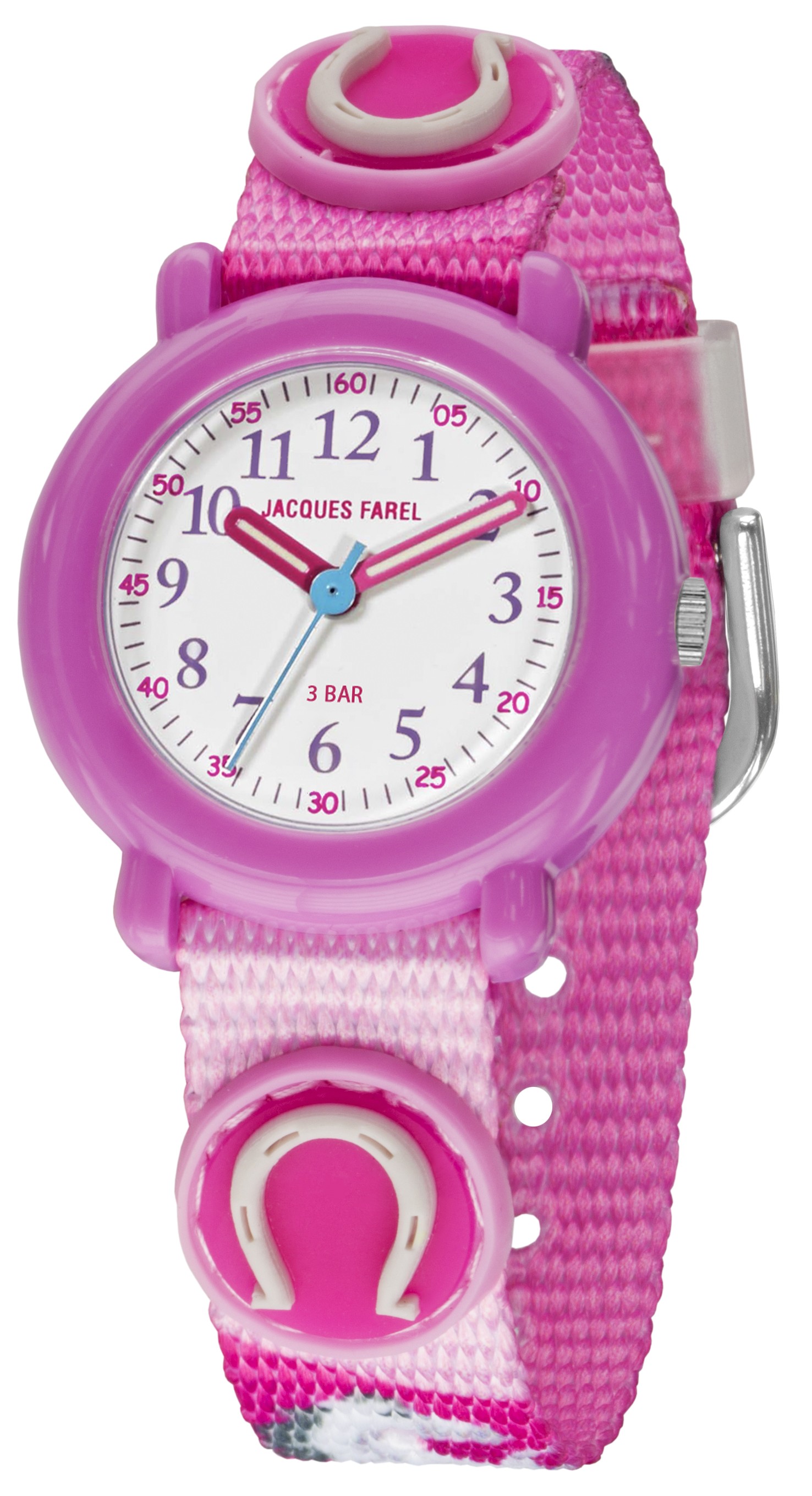 Jacques Farel - Rosa KPA1011 - Armbanduhr Pferd Kinder Mädchen